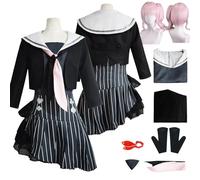 Tjlmomo Anime Mizuki Akiyama Cosplay Costume avec Perruque Jeu Project Sekai Colourful Stage Cosplay Tenue Adulti Rolle Asahina Mafuyu Uniforme Accessoires Halloween Carnaval Fête Déguisement (XL)