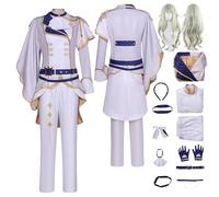 Tjlmomo Anime Nene Kusanagi Knight's Cosplay Costume avec Perruque Jeu Project Sekai Colourful Stage Cosplay Tenue Adulti Rolle Emu Otori Uniforme Halloween Carnaval Déguisement Vêtements pour Femmes
