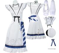 Tjlmomo Kanade Yoisaki Cosplay Costume avec Perruque Anime Project Sekai Colourful Stage Cosplay Nene Kusanagi Tenue Chapeau Robe Uniforme Costume Halloween Carnaval Fête Déguisement pour Femmes