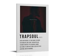 TJLTXV Bryson Tiller TrapsoulArtistic Poster étanche haute définition pour cuisine, salle de bain, dortoir, sans perçage, facile à installer, décoration multi-scènes, 30 x 45 cm, style cadre