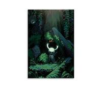 TJLTXV Hollow Knight Artistic Poster imperméable haute définition pour cuisine, salle de bain, dortoir, sans perçage, facile à installer, décoration multi-scènes, 50 x 75 cm, sans cadre