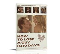 TJLTXV Poster artistique 10 Things I Hate About YouArtistic haute définition imperméable pour cuisine, salle de bain, dortoir, sans perçage, facile à installer, décoration multi-scènes, 50 x 75 cm