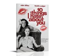 TJLTXV Poster artistique 10 Things I Hate About YouArtistic haute définition imperméable pour cuisine, salle de bain, dortoir, sans perçage, facile à installer, décoration multi-scènes, 50 x 75 cm