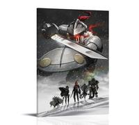 TJLTXV Poster artistique de Goblin Slayer, imperméable, haute définition, sans perçage, facile à installer, décoration multi-scènes, 40 x 60 cm, style cadre