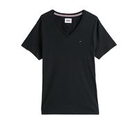 Tommy Jeans TJM ORIGINAL JERSEY V NECK TEE Hauts en tricot à manches courtes Homme, Noir (TOMMY BLACK), S