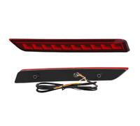 TjOta Feux Brouillard Arrière Pour Chevrolet Pour Suburban 2020 2021 2022 2023 Feu Arrière À LED Freinage Réflecteur Pare-chocs Clignotant Dynamique 12 V(Style A Red Shell)