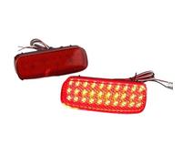 TjOta Feux Brouillard Arrière Pour Citroen Pour C1 Pour C5 Pour Fiat Pour Scudo 2X Réflecteur Pare-chocs Arrière À LED Rouge(2pcs RED LENS)