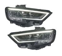 TjOta Phare Feux Avants Pour A3 S3 2017 2018 2019 2020 Tous Les Phares À Feux De Circulation Diurnes À Clignotants À LED Feux De Croisement Et De Route À Feux Avant