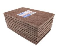 TJR Lot de 10 patins de polissage en polaire non tissée pour automobile, carrosserie automobile - Tampon à récurer multifonction de 15,2 x 22,9 cm - Patins de ponçage résistants aux déchirures pour