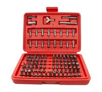 TJR Lot de 100 tournevis avec embouts magnétiques - Tournevis de précision et standard, kit d'outils de réparation professionnels pour appareils électroniques, maison, montres, lunettes et projets de