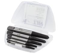 TJR® Lot de 5 extracteurs de vis en spirale Tailles #1-#5 pour M3-M8 - Extracteur de boulons dénudés à multi-cannelures facile à retirer