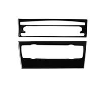 Tjxtixle pour BMW 3 pour Série 2005-2012 pour E90 pour E92 Piano Climatiseur CD Panneau De Commande Couvercle en Plastique Autocollant Intérieur Voiture Voiture Console Centrale(C Non-Navigation)