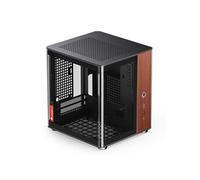 TK-0 PC Gehäuse, Mini-Tower, Mini-ITX, Tempered Glass, Holz