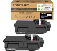 Tk-1160 Tk1160 Tk-1160K 1T02Ry0Nl0 Cartouches De Toner Compatibles Kit De Toner 7200 Pages 2 Noir Pour Imprimantes Kyocera Ecosys P2040 P2040Dn P2040Dw P2050 P2050Dn[ENC941601]