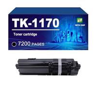 TK-1170 Cartouche De Toner Compatible pour Les Imprimantes pour Kyocera ECOSYS M2040dn M2540dn M2640idw, Rendement Jusqu'à 7200 Pages,TK 1170-1 Pack