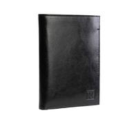 Portefeuille cuir noir - Portefeuille homme - 15x11 TK01 PACK cadeau parfait pour Noël. une fête. un anniversaire Noir