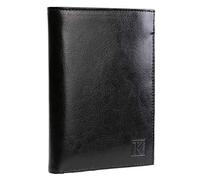 BEST-SELLER TK01 - Portefeuille cuir noir / Portefeuille homme / 15x11 Noir RFID