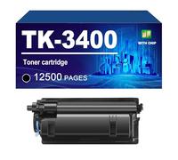 TK-3400 Cartouche De Toner Compatible pour Kyocera ECOSYS MA4500ifx MA4500ix; Imprimantes PA4500x, 12500 Pages,TK3400-1 Pack