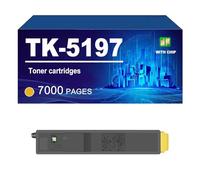 TK-5197 Cartouche De Toner Compatible pour Les Imprimantes pour Kyocera TASKalfa 306ci 307ci 308ci, Rendement Jusqu'à 15000/7000 Pages,Yellow-1 Pack