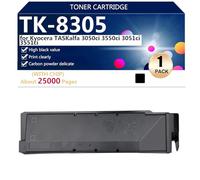 TK-8305 Cartouche de Toner de Remplacement avec Puce pour KYOCERA TASKalfa 3050 3051 3550 3551ci Imprimante, Claire et Durable,Black-1 Pack