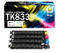 TK-8339 Cartouche de Toner Haute Capacité de Remplacement Compatible pour Kyocera - 25 000 / 15 000 Pages - Compatible pour TASKalfa 3252ci 3253ci avec Puce,4 Pack