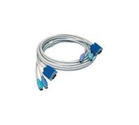 TK C15 - Câble clavier / vidéo / souris (KVM) - PS/2, HD-15 (VGA) (M) pour PS/2, HD-15 (VGA) (M) - 4.5 m
