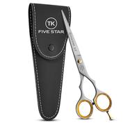 TK FIVE STAR Tornado Razor-Edge Premium Ciseaux de coiffure extra tranchants de 6,5 pouces Ciseaux de coiffure pour femmes hommes coiffeurs et salons pour cheveux fins et forts Inox