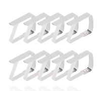 TK Gruppe Timo Klingler 10x Pinces pour nappes Set de Pinces - Supports pour nappes - Nappe Pinces pour nappes en Aluminium comme Pinces pour nappes, Tables