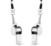 TK Gruppe Timo Klingler 2X sifflets métal avec Cordon, pour arbitres, entraîneurs, Enfants, Sport, école, entraînement