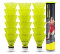 TK Gruppe Timo Klingler 36 Volants de Badminton pour l'entraînement et la compétition Badminton - Volants Plumes/Plumes pour l'intérieur et l'extérieur (36 x)