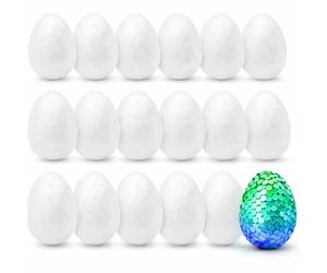 TK Gruppe Timo Klingler 50x Oeufs en polystyrène 6 cm Oeufs en polystyrène Oeufs en Plastique, Oeufs en Plastique, Oeufs en Plastique pour Le Bricolage - décoration de Pâques décorative