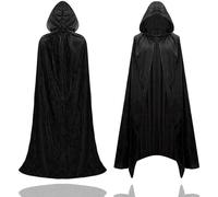TK Gruppe Timo Klingler Déguisement de vampire Halloween déguisement noir pour enfants et adultes - cape à capuche - déguisements et carnaval
