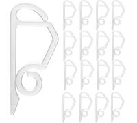 TK Gruppe Timo Klingler Lot de 250 clips pour guirlandes lumineuses et rideaux lumineux - Support et fixation aux gouttières - Support et crochets pour Noël - 250 pièces