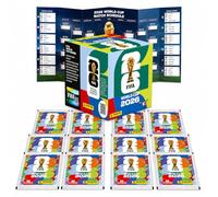 TK Gruppe Timo Klingler Panini WM 2026 XXL Lot d'albums et autocollants, plan de jeu, bracelet pour fan, album autocollants, à collectionner Coupe du monde de football 2026 (25 sachets / 175 sachets