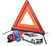 TK Gruppe Timo Klingler Triangle de signalisation Rouge, Auto StvO 2021 EU - Homologation du véhicule, dans Une boîte de Rangement en Cas d'accident ou de Panne