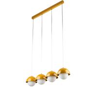 TK Lighting Bono lampe suspendue 4x8 W jaune 10267