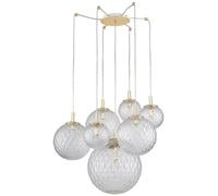 TK Lighting Cadix lampe suspendue x6 W doré 4608