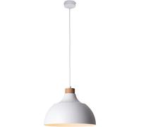 TK Lighting Cap lampe suspendue 1x15 W blanc-bois 2070
