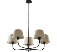 TK Lighting Chicago lampe suspendue 5x60 W noir 3989