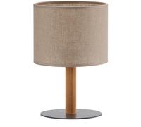 TK Lighting Deva Nature lampe de table 1x15 W noir-gris-bois-beige 5192