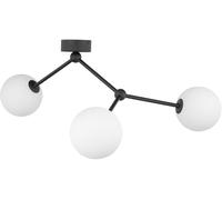 TK Lighting Fairy plafonnier 3x6 W blanc-noir 4854