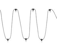TK Lighting Girlanda guirlande extérieure x15 W noir 10183