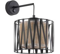 TK Lighting Harmony applique murale 1x15 W noir-marron 5950