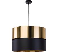 TK Lighting Hilton lampe suspendue 1x25 W noir-doré 4346