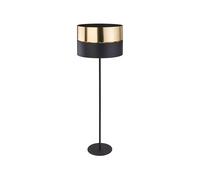 TK Lighting Lampadaire en métal noir et or - Hilton - 5465