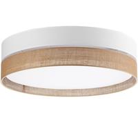 TK Lighting Linobianco plafonnier 4x15 W blanc-marron 6578