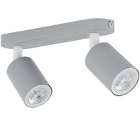 TK Lighting Livia plafonnier 2x10 W gris 10241