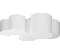 TK Lighting Mona plafonnier 5x15 W blanc 3443