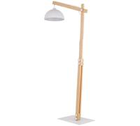 TK Lighting Oslo lampadaire 1x15 W blanc-bois 5592