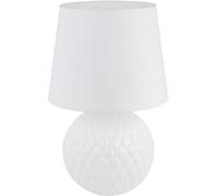 TK Lighting Santana lampe de table 1x15 W blanc 16046